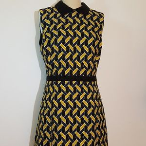 Miss Wu Jason Wu Geometric Print Sheath Dress